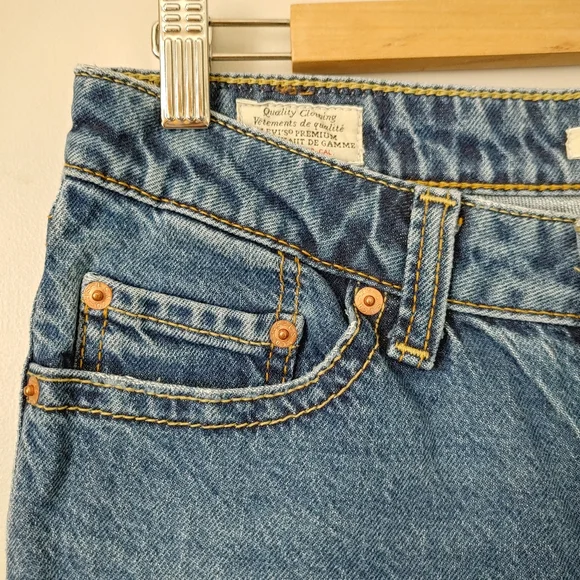 Levi's Noughties Bootcut Low Rise Jeans Size 29 Blue Wash Pocket Y2k 28 - Picture 9 of 16